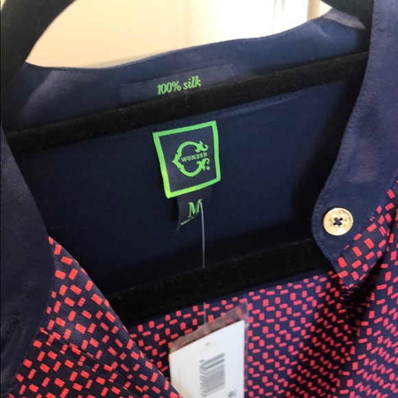 NWT 100% Silk Dress Shirt from C Wonder (M)! - Picture 5 of 5
